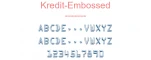 Kredit-Embossed