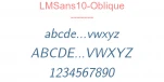 LMSans10-Oblique