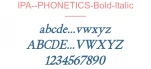 IPA--PHONETICS-Bold-Italic