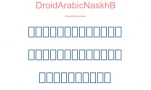 DroidArabicNaskhB