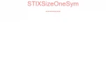 STIXSizeOneSym