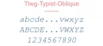 Tlwg-Typist-Oblique