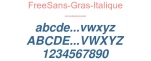 FreeSans-Gras-Italique