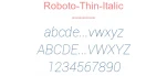 Roboto-Thin-Italic