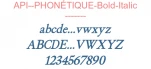 API--PHONÉTIQUE-Bold-Italic