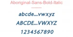 Aboriginal-Sans-Bold-Italic