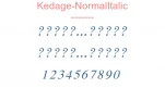 Kedage-NormalItalic