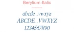 Berylium-Italic