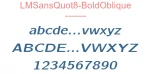 LMSansQuot8-BoldOblique