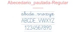 Abecedario pautada-Regular