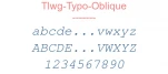 Tlwg-Typo-Oblique