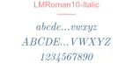 LMRoman10-Italic