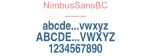 NimbusSansBC