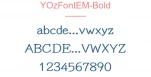 YOzFontEM-Bold
