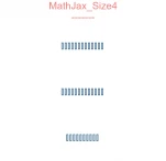 MathJax Size4