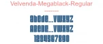 Velvenda-Megablack-Regular