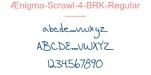Ænigma-Scrawl-4-BRK-Regular