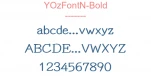 YOzFontN-Bold