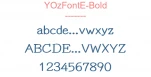 YOzFontE-Bold
