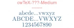 cwTeX-仿宋體-Medium