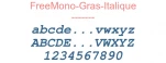 FreeMono-Gras-Italique