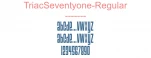 TriacSeventyone-Regular