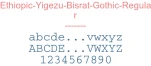 Ethiopic-Yigezu-Bisrat-Gothic-Regular