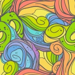 Wave seamless pattern