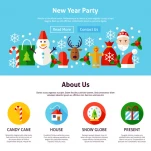 New Year Party Web Design