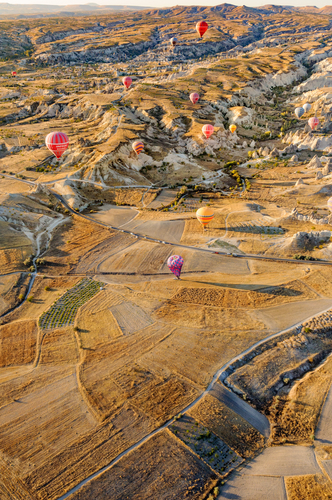 Hot air balloons Capadocia, Turkey.
