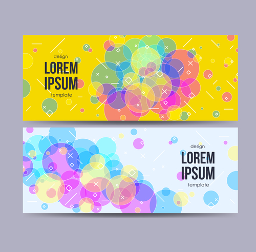 Design template with circles style. Use for Leaflet cover presentation, Banners, Placards, Posters, Flyers.
