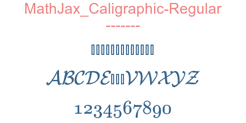 MathJax Caligraphic-Regular