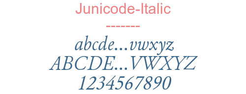 Junicode-Italic