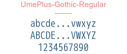 UmePlus-Gothic-Regular