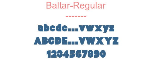 Baltar-Regular