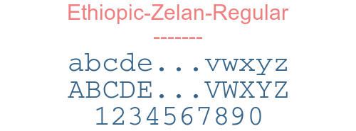 Ethiopic-Zelan-Regular