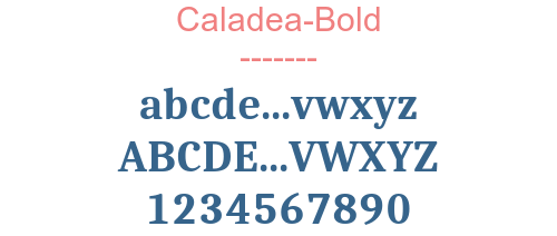 Caladea-Bold