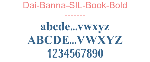 Dai-Banna-SIL-Book-Bold