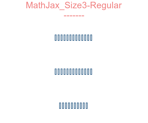 MathJax Size3-Regular