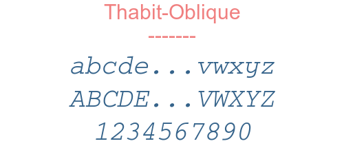 Thabit-Oblique