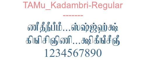 TAMu Kadambri-Regular