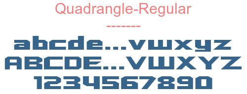 Quadrangle-Regular