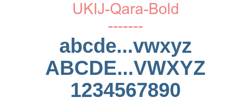 UKIJ-Qara-Bold