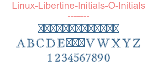 Linux-Libertine-Initials-O-Initials