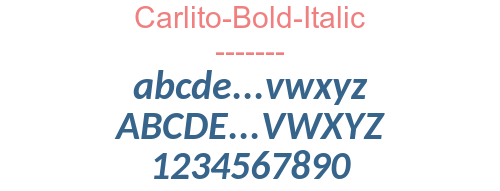 Carlito-Bold-Italic