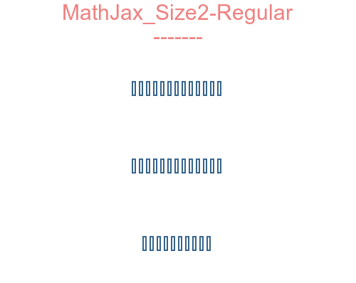 MathJax Size2-Regular