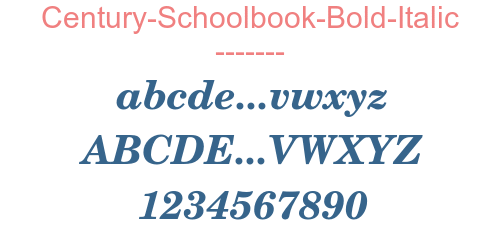 Century-Schoolbook-Bold-Italic