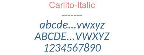 Carlito-Italic