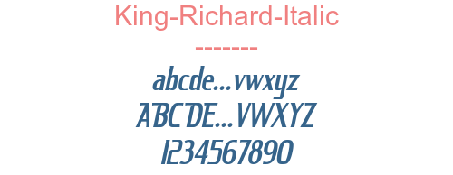King-Richard-Italic