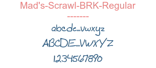 Mad's-Scrawl-BRK-Regular